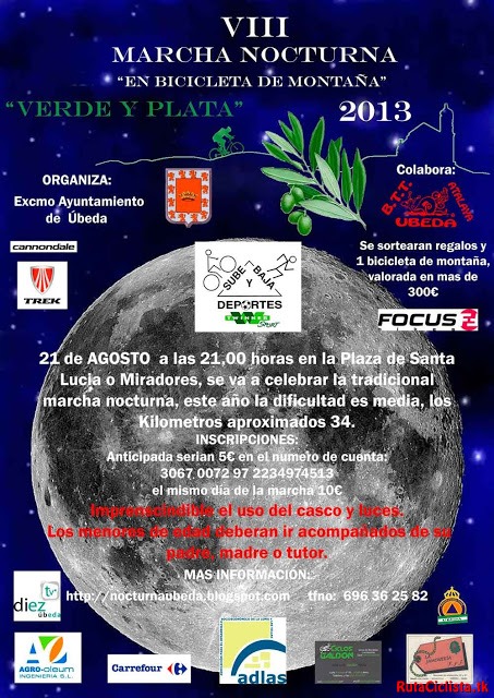 Marcha nocturna de beda - Verde y Plata